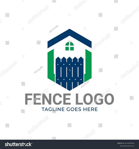 Fence Logo Design Construction Logo Design Stock Vector Royalty Free 2107878434 Shutterstock