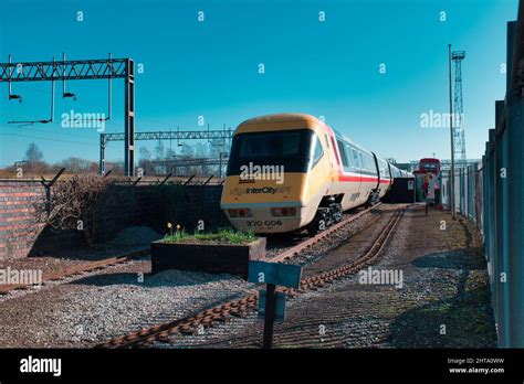 British Rail InterCity APT Class 370 003 At Crewe Heritage Centre Stock