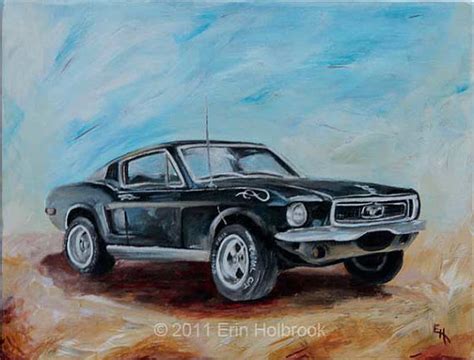 Classic Car Paintings Art