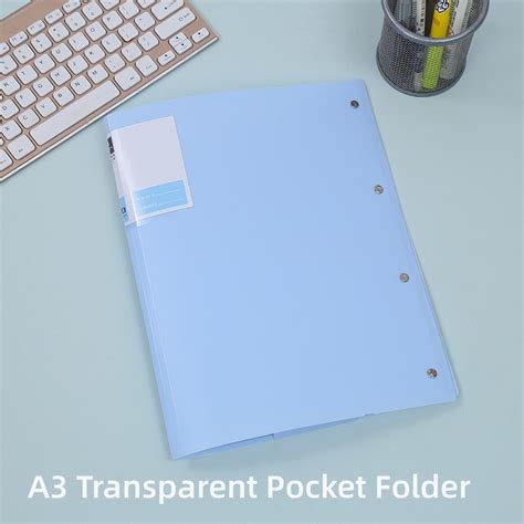 A3 Pp File Folders With 20 Pocket A3 Sheet Presentation Interstitial