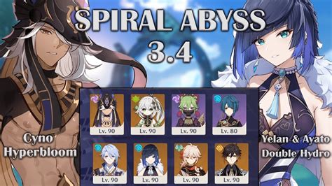 Genshin Impact Spiral Abyss Floor Cyno Hyperbloom Ayato