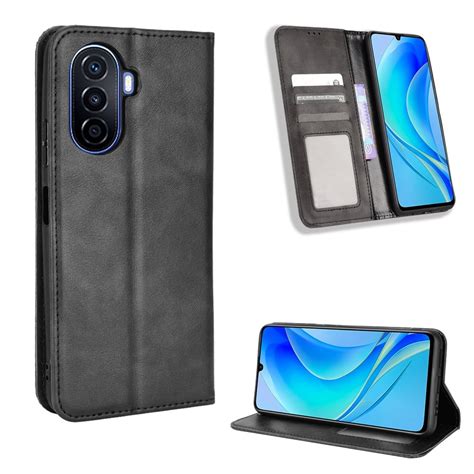 For Huawei Nova Y Nova Y Plus Magnetic Buckle Retro Texture