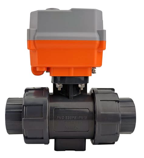 2 Way Ball Valve Dc24v Rs485 Intelligent On Off Type Din Socket China Swimming Pool Ball