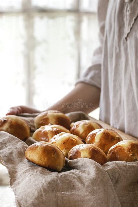 Hot Cross Buns Stock Photo Image Of Branch Delicious