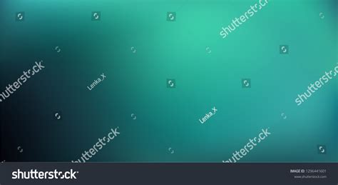 Abstract Dark Teal Background Blurred Turquoise Stock Vector Royalty