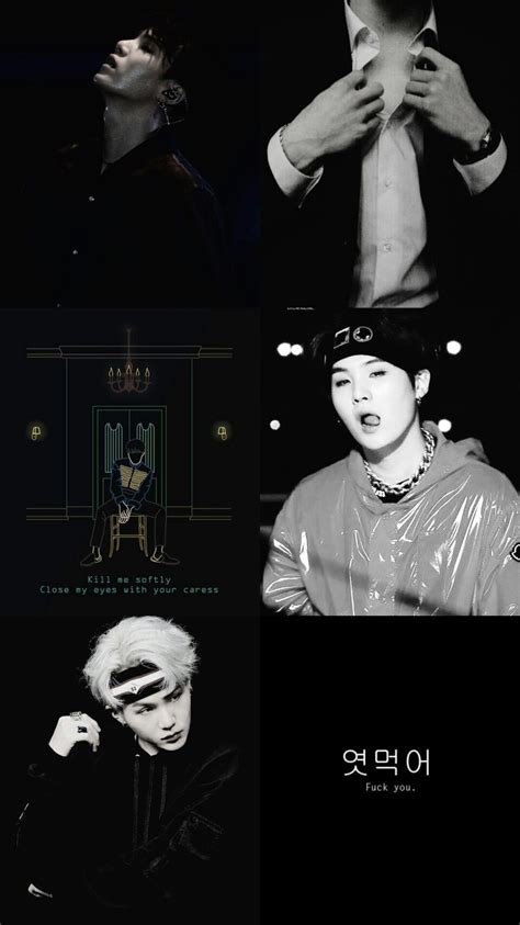 Yoongi | Dark Aesthetic Wallpaper | Suga, Yoongi, Min yoongi