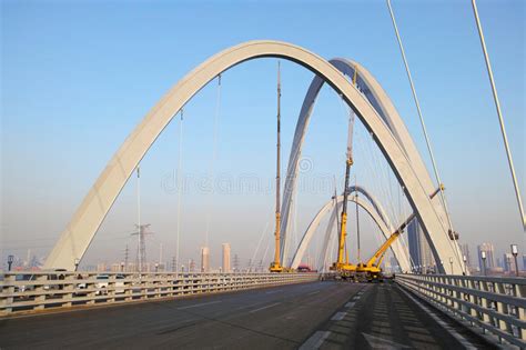 Bridge construction stock image. Image of reinforced - 36427201