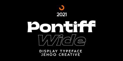 Pontiff Wide Font | Webfont & Desktop | MyFonts