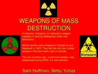 PPT Detecting Weapons Of Mass Destruction PowerPoint Presentation