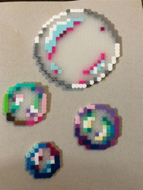 Bubbles Pearl Beads Pattern Perler Bead Art Melty Bead Patterns