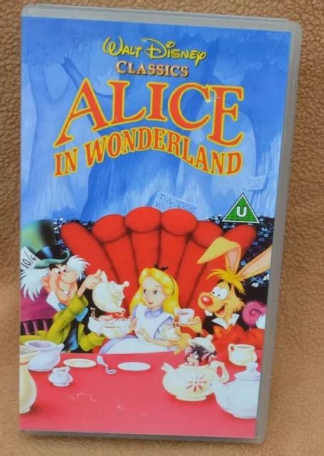 Brand New And Sealed Walt Disneys Alice In Wonderland Pal Video Vhs