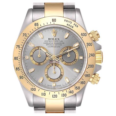 Rolex Daytona Men S Steel And Gold Tone Chronograph Watch For