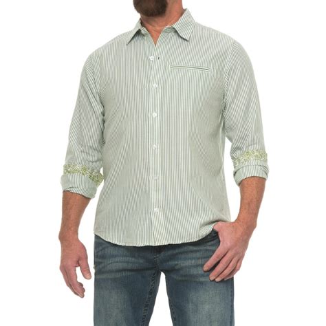 Caribbean Joe Button Shirt Long Sleeve For Men