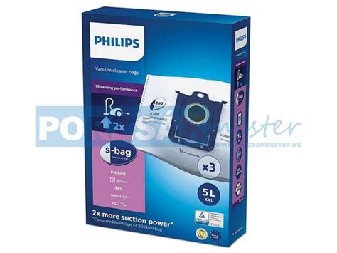 Philips S bag ULTRA LONG PERFORMANCE porzsák Porzsákmester