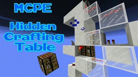 Minecraft PE Hidden Crafting Table Tutorial Protean Gekkouga 658