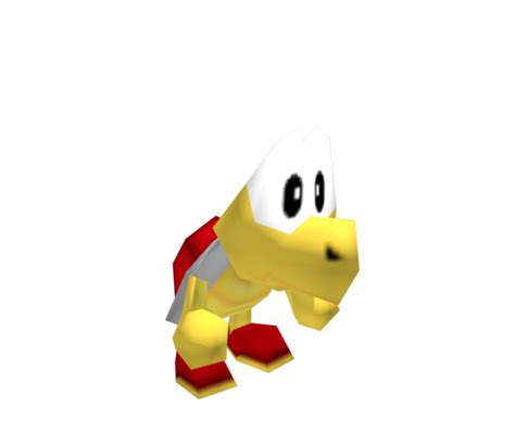 File Mp Red Koopa Troopa Model Png Super Mario Wiki The Mario