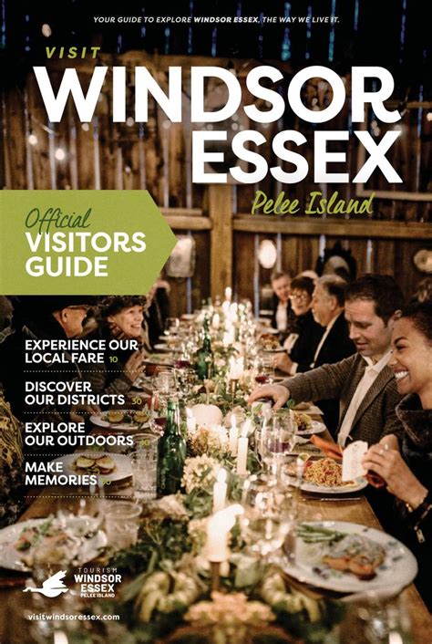 Tourism Windsor Essex Pelee Island Official Visitor Guide 2019 Pelee Tourism Essex