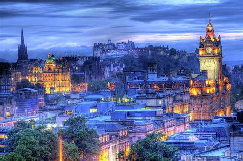 Edinburgh Castle At Night by Exploring The World