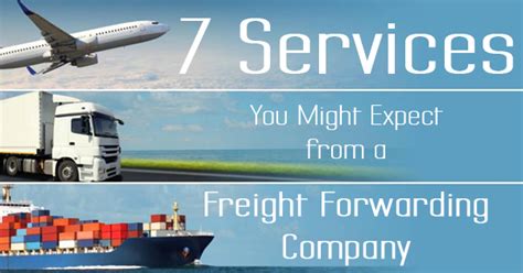 7 Services You Might Expect from a Freight Forwarding Company - JML ...