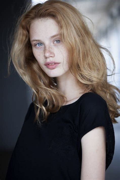 Gorgeous Strawberry Blonde Hair And Blue Eyes