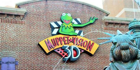 Walt Disney World Replaces Original Sign For Muppetvision 3d