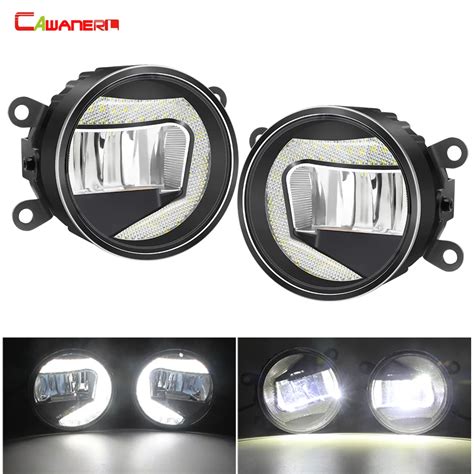 In Fog Light Assembly Car Led Fog Driving Light Drl V For Subaru