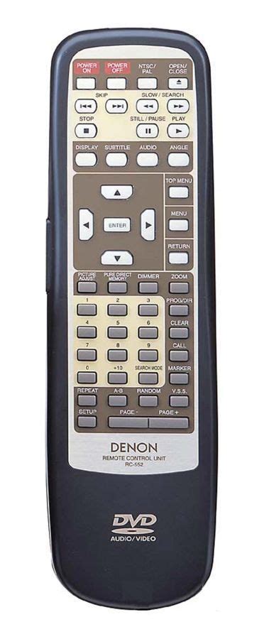 Denon Rc Compatible General Branded Remote Control