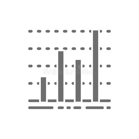 ícone Cinza Do Diagrama De Gráfico De Negócios Ilustração do Vetor