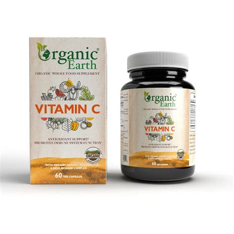 Buy Organic Earth Vitamin C Capsules Online At Best Price In The Uae