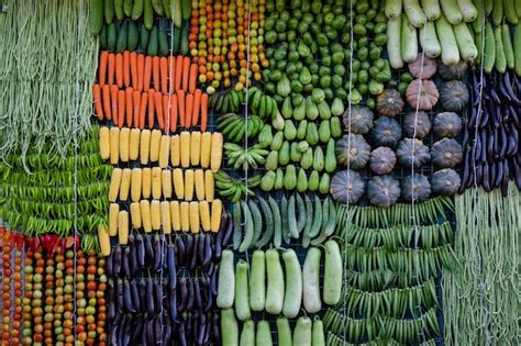 Premium Photo Multi Colored Vegetables For Sale In Market