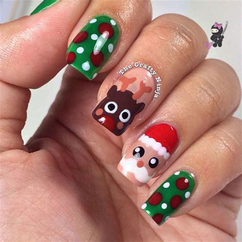 15 Christmas Santa Nail Art Designs And Ideas 2018 Xmas Nails