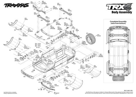 Exploded View Trx 4 Ford Bronco 2021 110 Rtr Body Astra