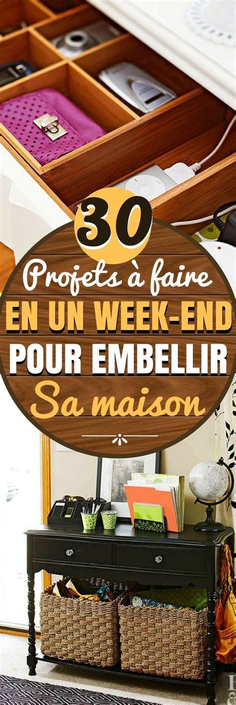 Voici Id Es Projets Faire Le Week End Pour Am Liorer Et Embellir