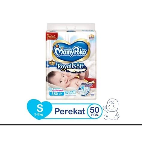 Jual Mamypoko Royal Soft Nb Newborn S Baru Lahir Shopee Indonesia