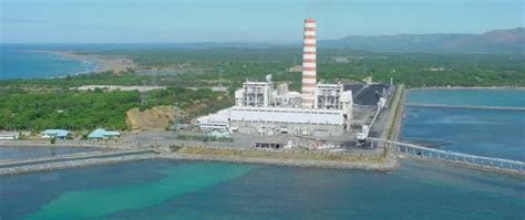 Top Plant Masinloc Power Plant Zambales Province Philippines