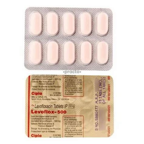 Levoflox 500 Levofloxacin Tablets Ip 500mg At ₹ 250stripe In Nagpur