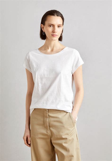 Esprit T Shirts Basic White Hvid Zalando Dk