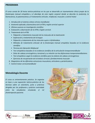 Regi N Craneomandibular Cervical Superior Y Control Motor Crn Pdf