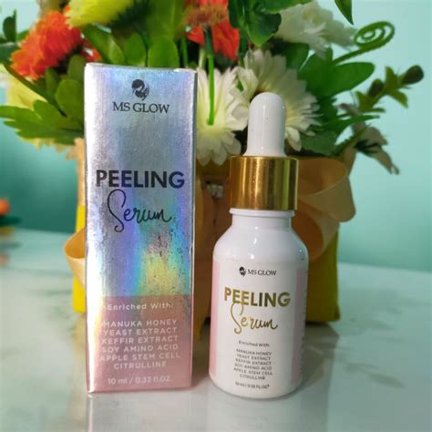 Jual Ms Glow Peeling Serum Eksfloasi Kulit Wajah 10ml Exp 2026