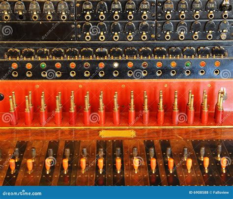 Vintage Telephone Switchboard Royalty Free Stock Photos Image 6908588