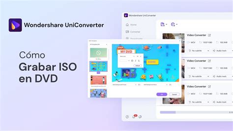 C Mo Grabar Iso En Dvd Uniconverter Windows Youtube