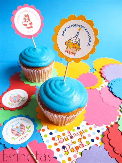 Bienvenidos A Mi Blog Toppers Para Cupcakes