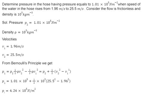 Bernoulli S Principle And Its Applications Physics By Unacademy