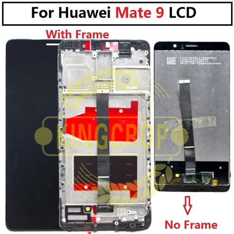 Bloc écran tactile LCD de remplacement avec châssis pour Huawei Mate