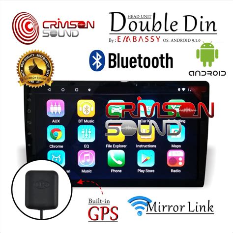 Jual HEAD UNIT ANDROID EMBASSY 10 INCH DOUBLE DIN Shopee Indonesia