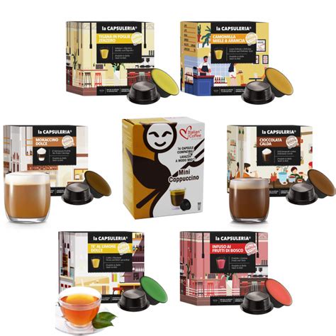 Kit Degustare Cafea Cu Arome Si Ceai Capsule Compatibile Lavazza A