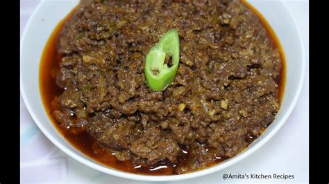 Hyderabadi Keema Recipe Mutton Keema Fry Easy And Home Made Youtube