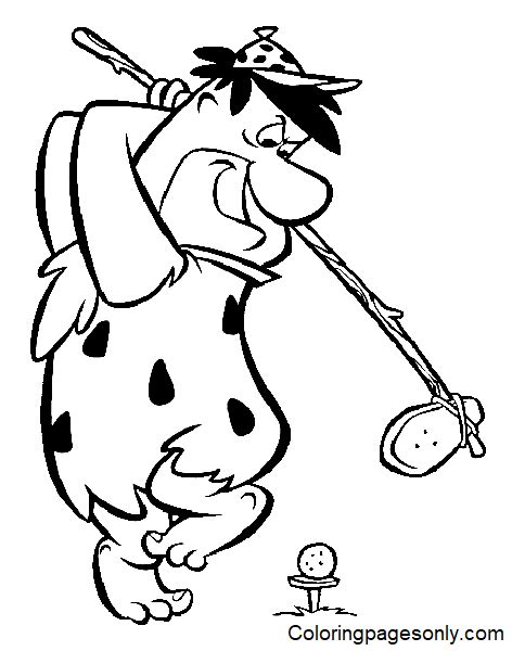 Flintstones Coloring Pages Printable For Free Download