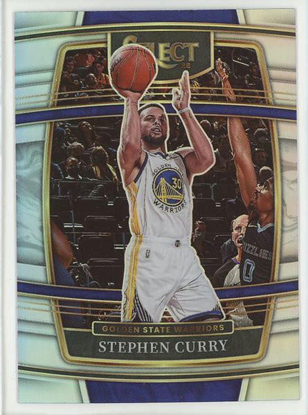 Yahoo Stephen Curry Panini Select Silver