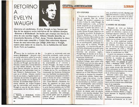 Pdf Retorno A Evelyn Waugh